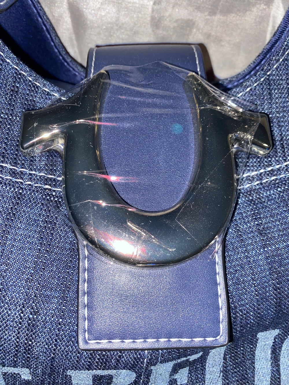 True Religion Dark Denim Logo Hobo Bag - Blue - Picture 4 of 7